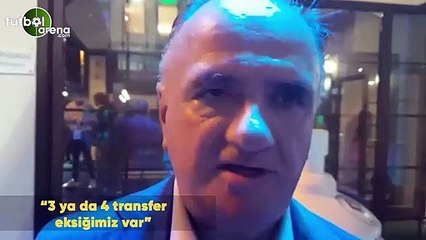 Ali Zeki Saruhan: "3 ya da 4 transfer eksiğimiz var"
