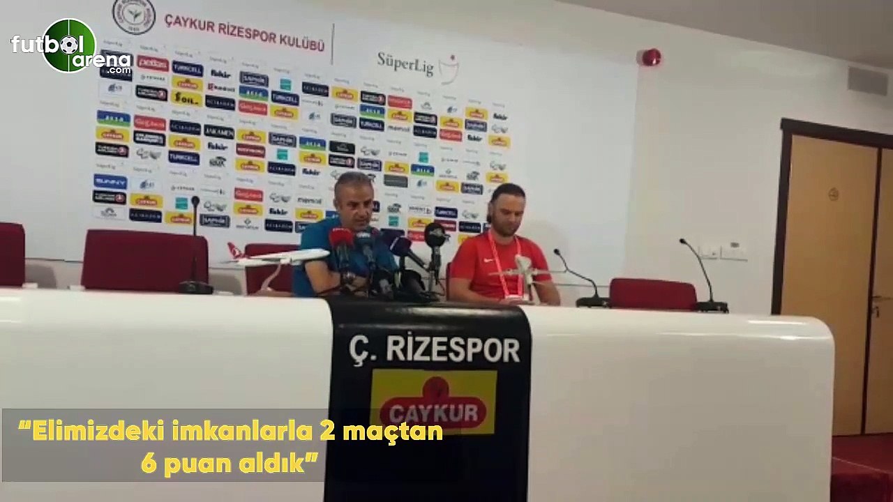 İsmail Kartal: "Elimizdeki imkanlarla 2 maçtan 6 puan aldık"