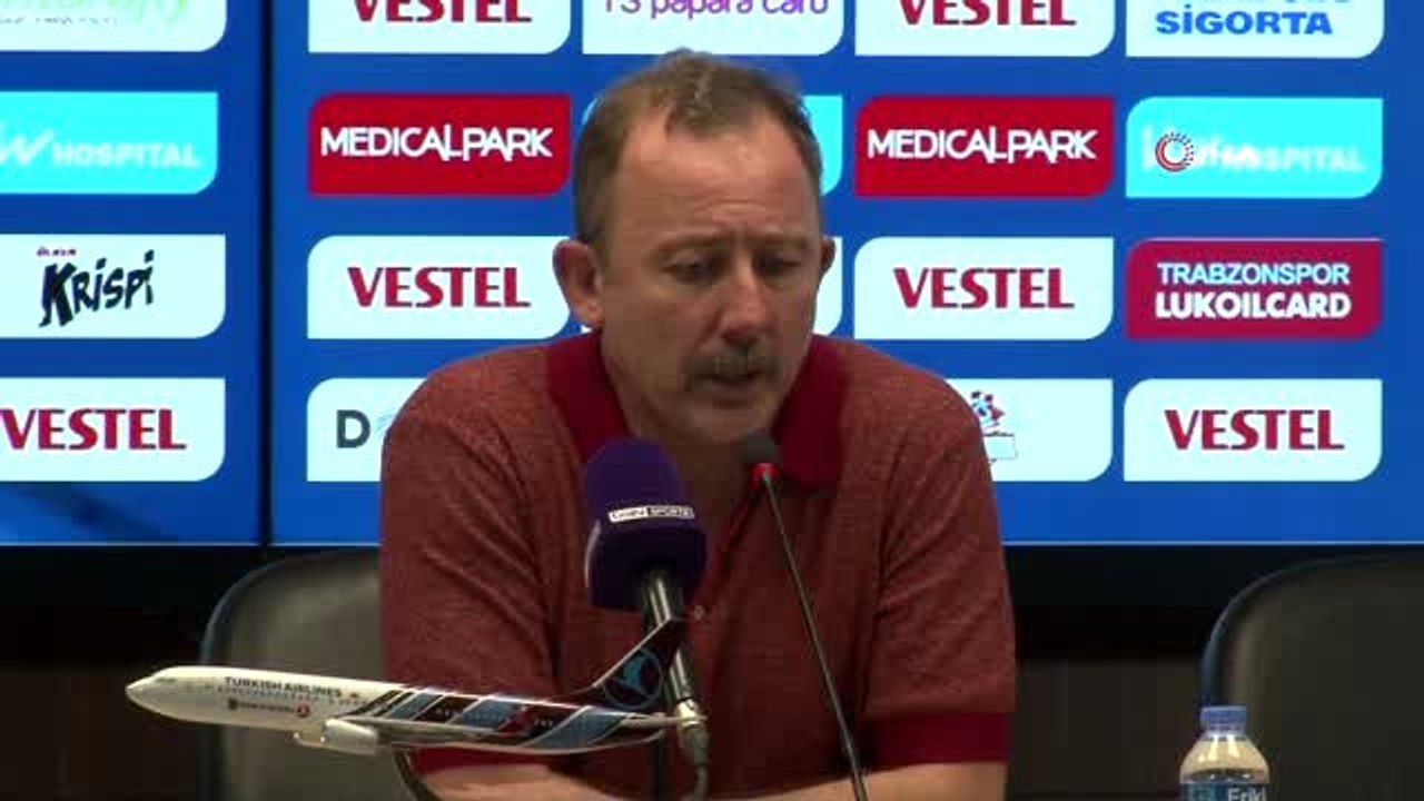 Sergen Yalçın: "Kaybettiğimiz için üzgünüz"