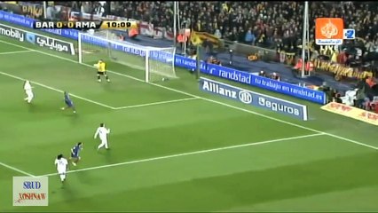 برشلونة 2 - 0 ريال مدريد كلاسيكو 08 - 09 شوط الأول