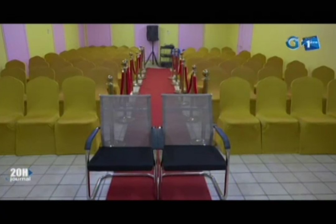 RTG/Présentation de la nouvelle salle de mariage de la mairie du 6e arrondissement de Libreville
