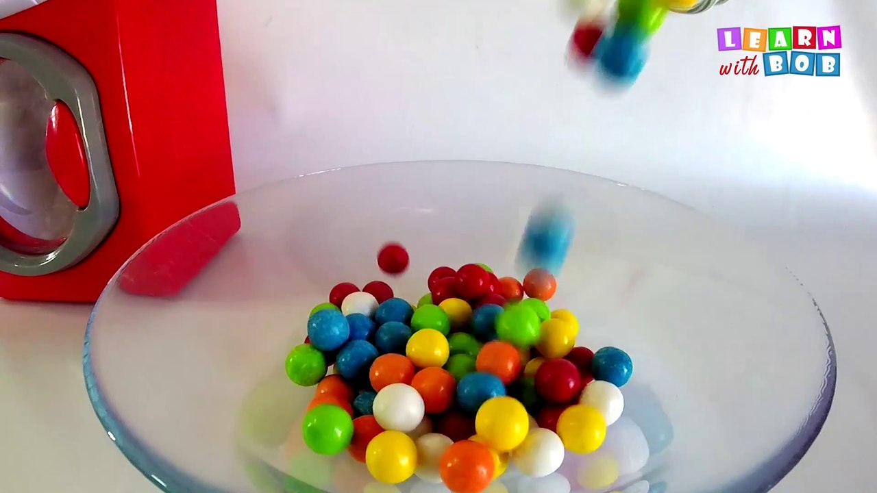 Learn Colors Microwave Toy and Squishy Ball-washing machine-blender and cars Nursery Rhymes