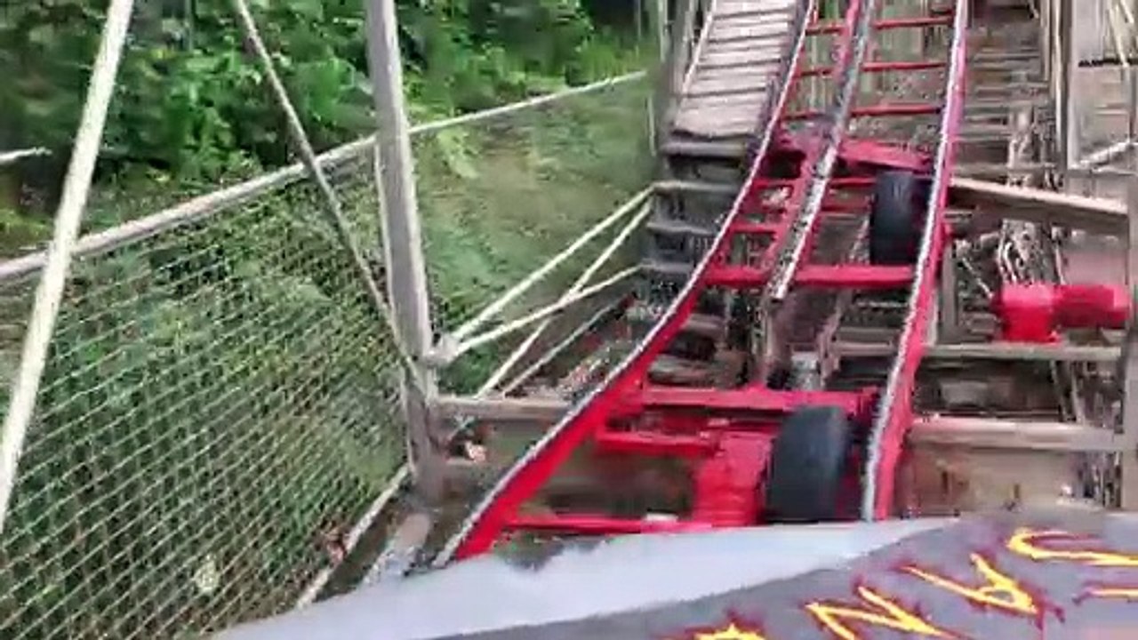 On the Cyclone roller coaster in Cavendish P.E.I.