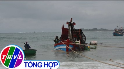 THVL | Sét đánh trúng tàu cá, 8 ngư dân may mắn thoát nạn