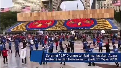 15,910 orang menjayakan Hari Kebangsaan