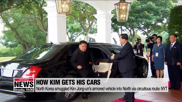 How does Kim Jong-un get his fleet of Mercedes-Benz cars?