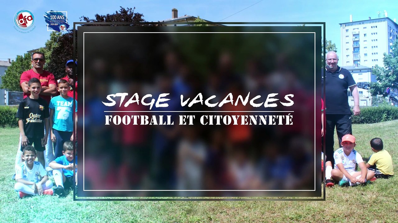 Stage vacances foot & citoyenneté à l'International Meinau Acédémie