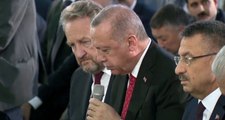 Cumhurbaşkanı Recep Tayyip Erdoğan, şehitler için Kur'an-ı Kerim okudu