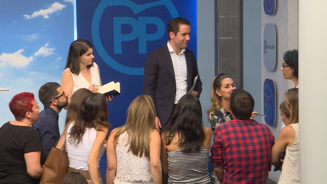 Teodoro García Egea concede una rueda de prensa