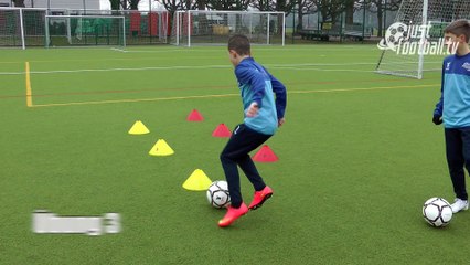Fussballtraining_ Mini Zickzack - Ballkontrolle - Technik