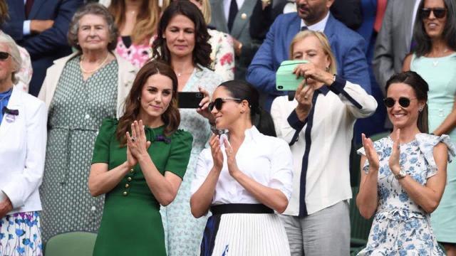 A Wimbledon, Kate Middleton et Meghan Markle ont voulu appara...