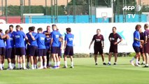 Griezmann se entrena con el Barcelona tras su fichaje