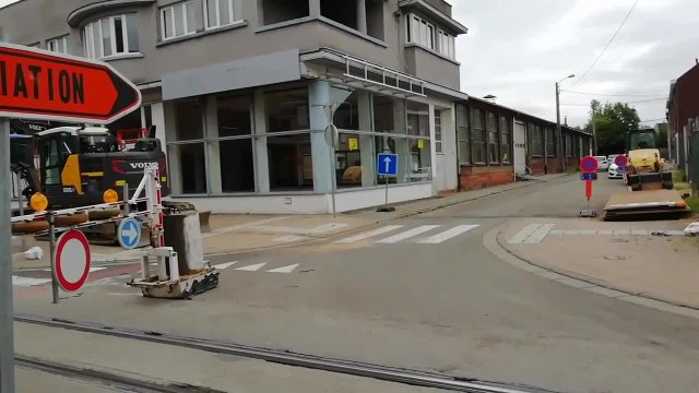 Rue du Moulin bloquée Gosselies