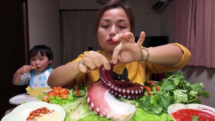 Thử Thách Ăn Bạch Tuộc Khổng Lồ & Cái Kết Nhai Muốn Rớt Hàm Răng