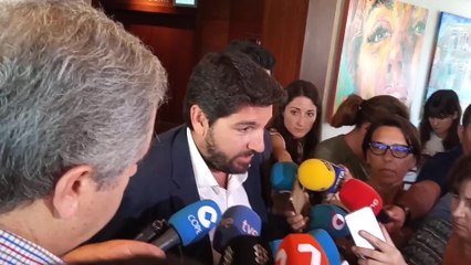 López Miras: "Las reuniones están muy avanzadas"