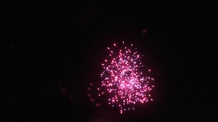 Le feu d'artifice du 14 juillet 2019 à Hourtin