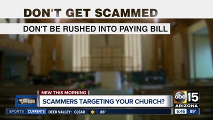 Are scammers targeting your church?