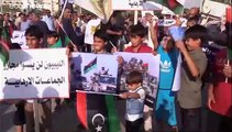 مظاهرات في بنغازي داعمة لحفتر ومطالبات بوقف الدعم التركي لحكومة الوفاق الوطني