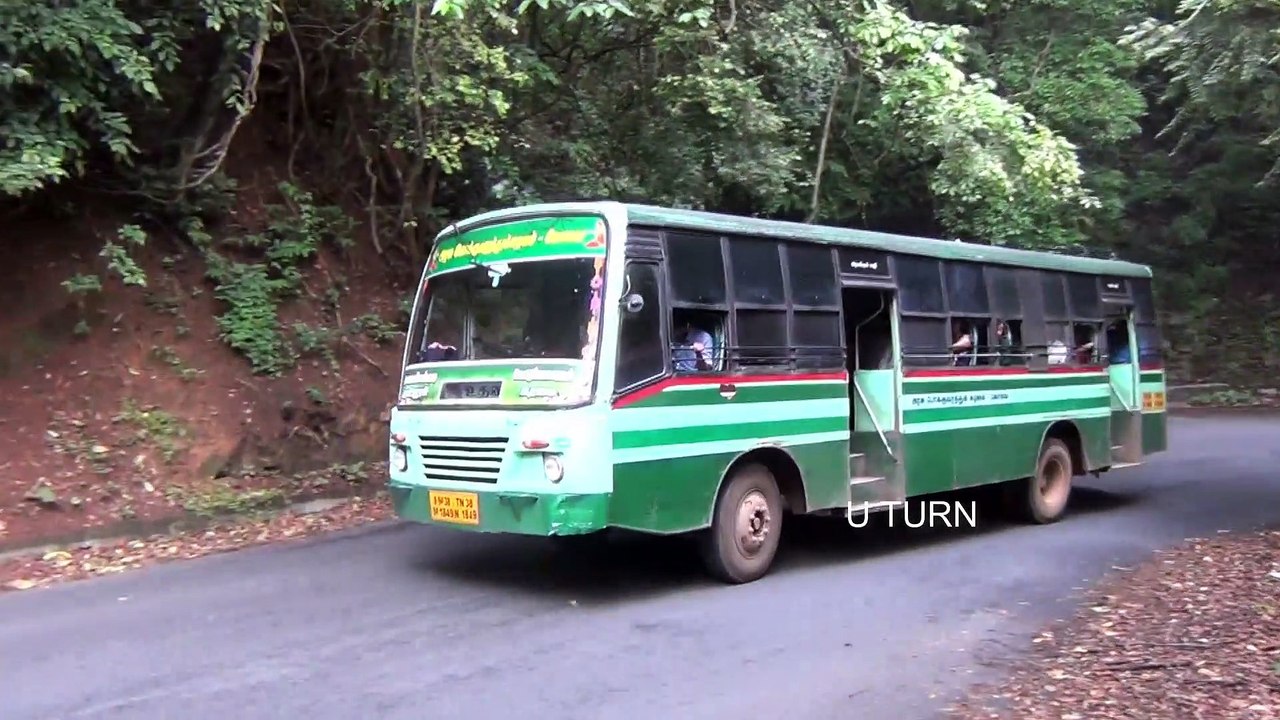 HEAD TO HEAD KISSING ESCAPE ! ! ! NARROW BRITISH CONSTRUCTED BRIDGE ON DANGEROUS HILL GHAT HAIRPIN