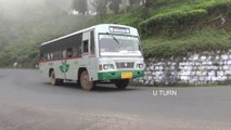 Skidding Buses in the MISTY Roads Travelling towards Western ghats