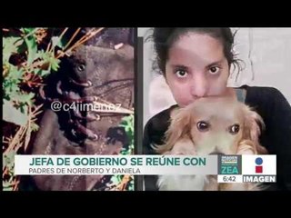 Sheinbaum y Godoy en contacto con papás de Norberto Ronquillo y Daniela Ramírez | Francisco Zea