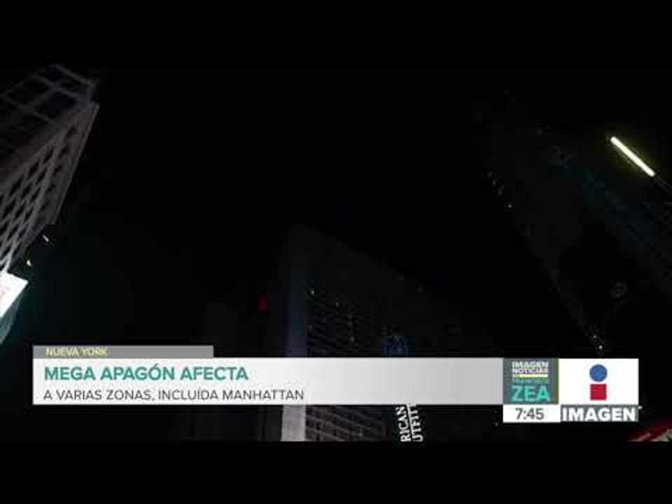 Gigantesco apagón en Nueva York afecta a 73 mil personas | Noticias con Francisco Zea