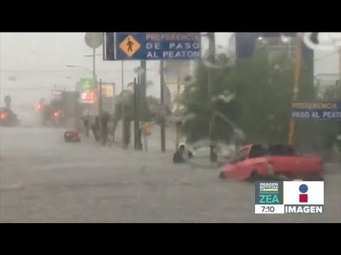 Tromba azota Aguascalientes y provoca graves afectaciones | Noticias con Francisco Zea