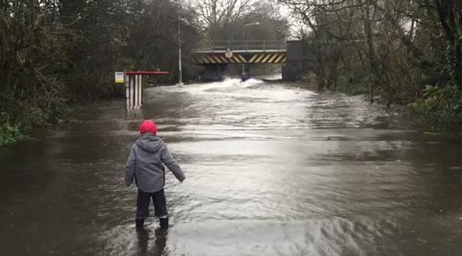 Jet Ski through floods