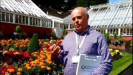 Beautiful Scotland judges visit Bute