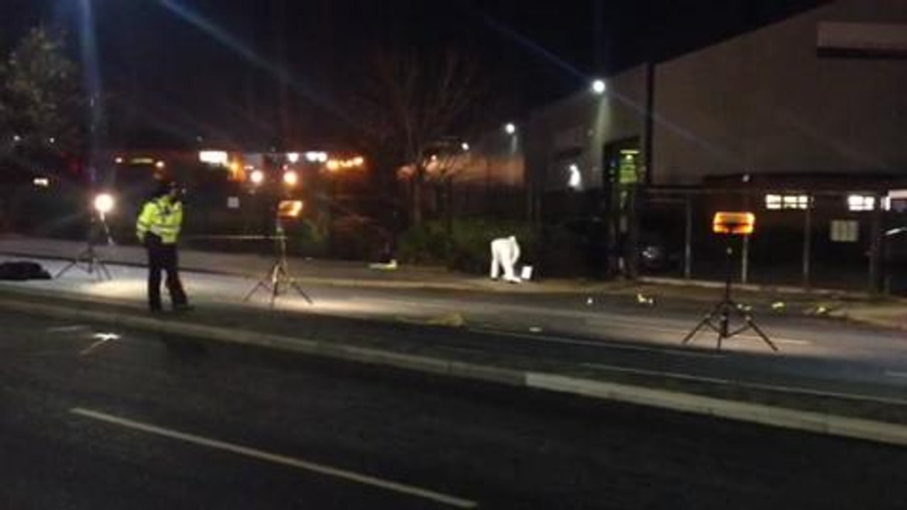 VIDEO: Man shot and roads closed