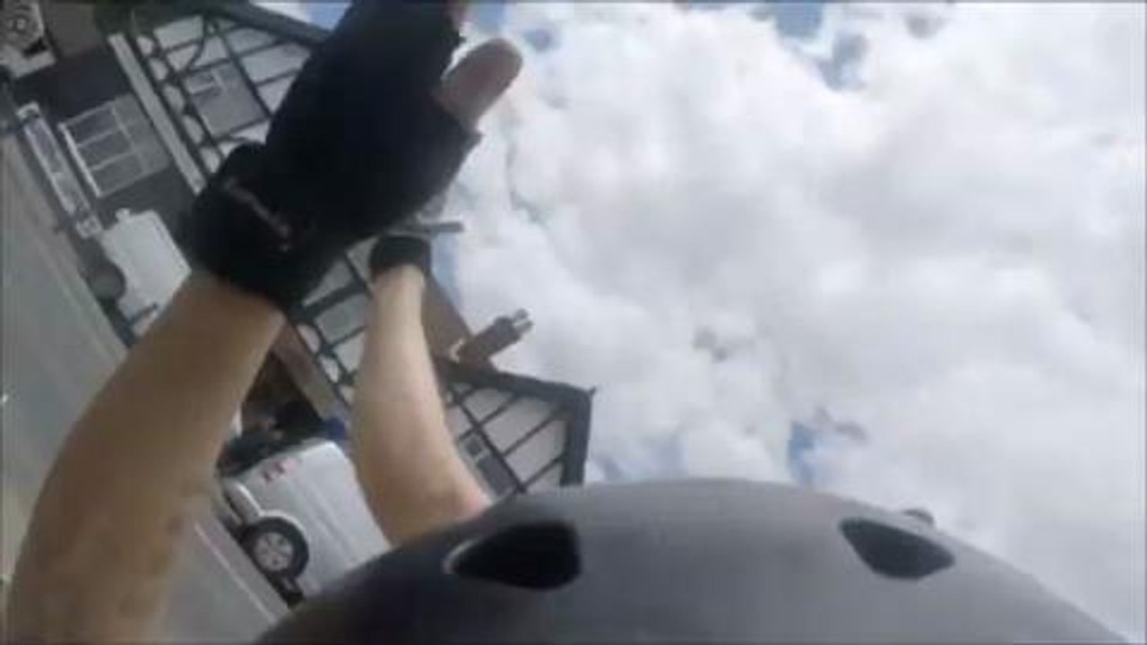 Cyclist crash
