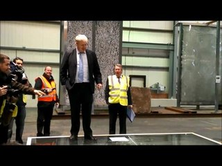Boris smashes bomb proof glass