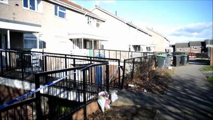 Crime scene cops investigate Notts home