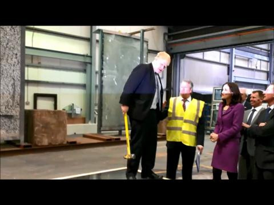 Boris tackles bomb proof glass