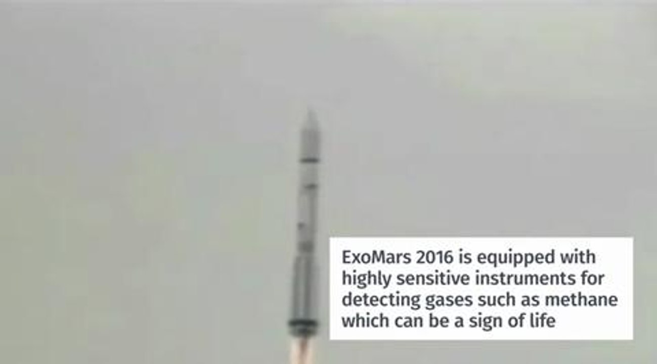 Exomars blast off