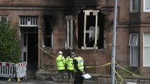 Fire in Glasgow flat injures 9