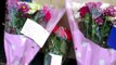 VIDEO: floral tributes at scene as five arrested on suspicion of murder