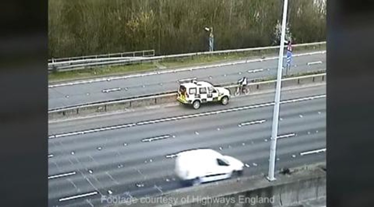 Motorway biker