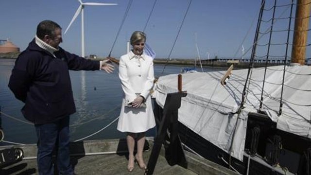 Countess of Wessex visits Tall Ships