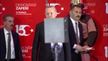 Cumhurbaşkanı Erdoğan vatandaşlara hitap ediyor