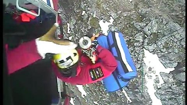 Video: Man airlifted from Ben Nevis