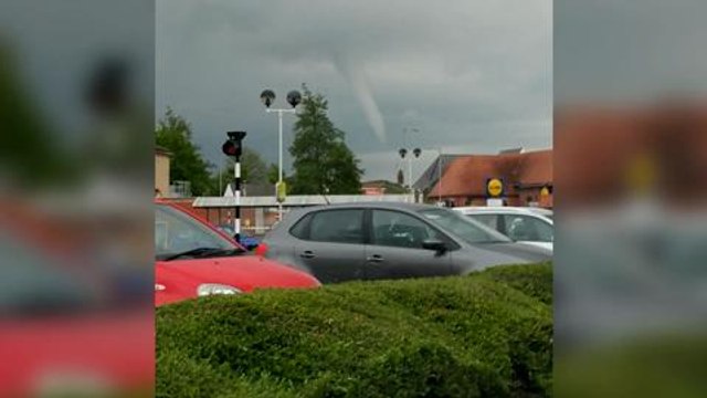 Funnel cloud over Spalding