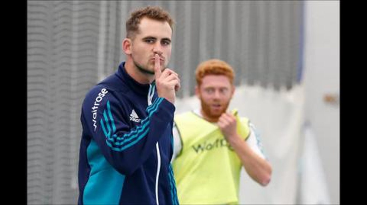 England cricketers training at Durham