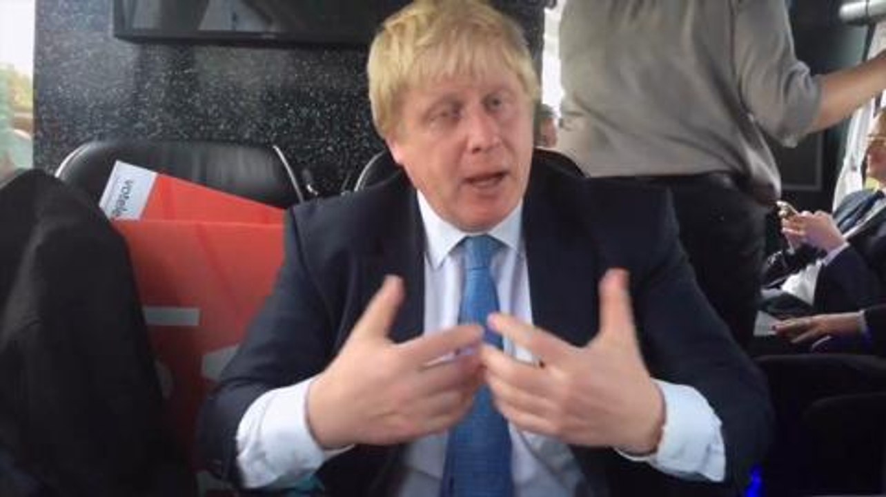 Boris Johnson in Yorkshire