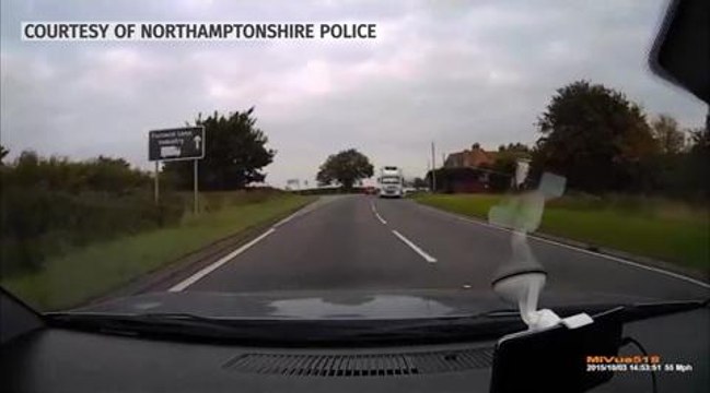 Northants road rage crash