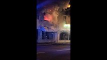 Firefighters battle Bawtry blaze