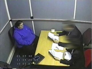 Footage of Nyomi Fee police interview