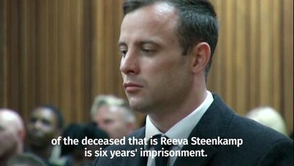 Oscar Pistorius jailed