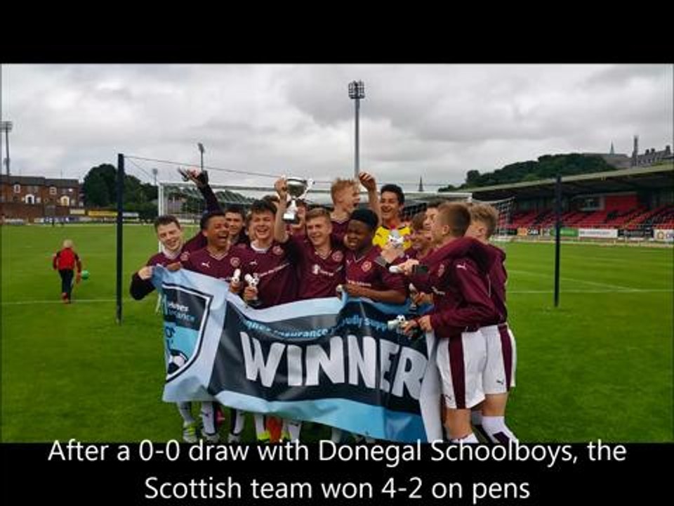 Hearts clinch Foyle Cup title