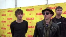 Leeds Festival stars The Sherlocks camp in mud with fans